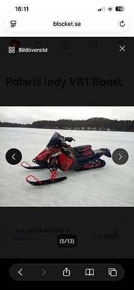 Polaris Boost Indy VR1 DMX 137" 3 of 4