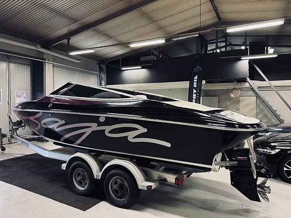 Baja 232 Boss Unik! Powerboat Merc 454 Ny inredning Trailer! 4 of 12