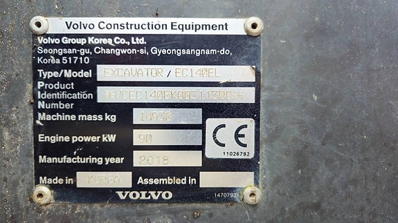 Volvo EC 140 EL 6 of 24
