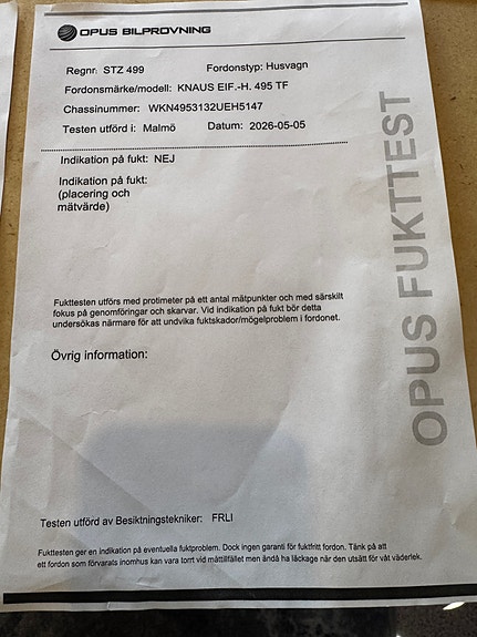 Knaus Eifelland 495 TF Förtält,Fukt,gasol testat 22 of 25
