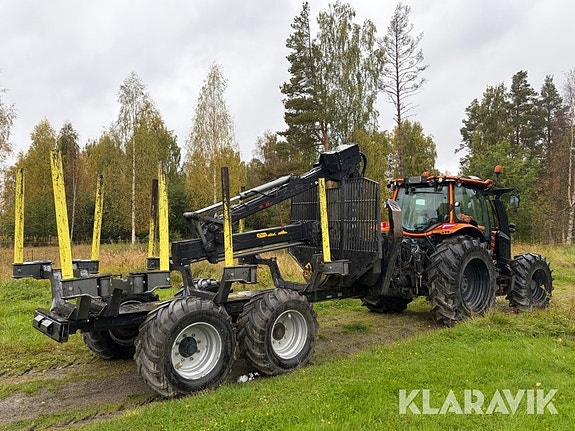 Traktor Valtra N134 152hk Skogsutrustad med T 5 of 6
