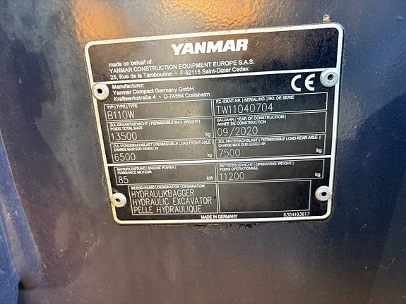 Yanmar B 110 W 5 of 12