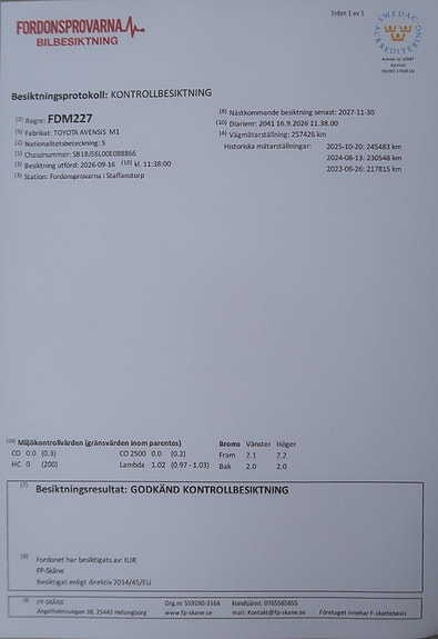 Toyota Avensis 19 of 23