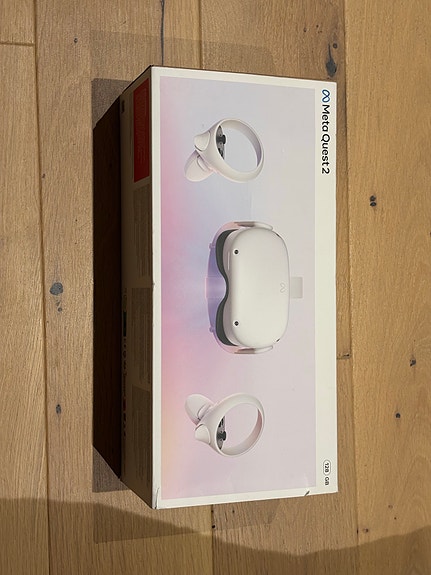 INTRESSE KOLL!! Meta Quest 2 VR-headset med handkontroller