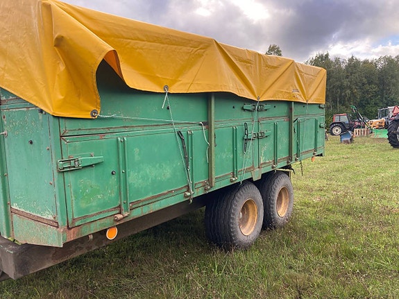 Bredöl 10 ton Tippkärra med kapell Bromsad 5 of 9