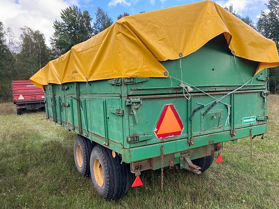 Bredöl 10 ton Tippkärra med kapell Bromsad 9 of 9