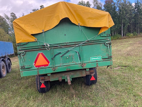 Bredöl 10 ton Tippkärra med kapell Bromsad 7 of 9