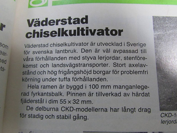 Väderstad CKD Chiselkultivator 6 of 6