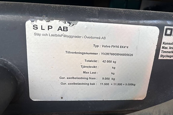 Volvo FH540, Kassettekipage, 46 Ton, Euro6 19 of 24