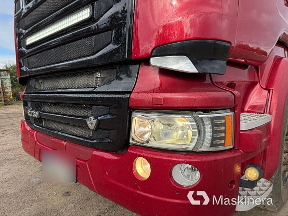 Timmerbil med kran Scania R730 9 of 27