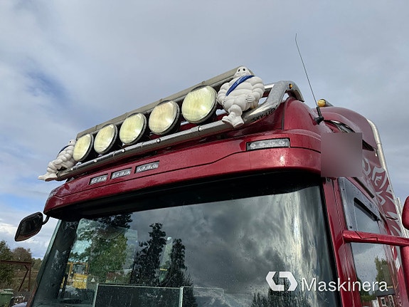 Timmerbil med kran Scania R730 11 of 27