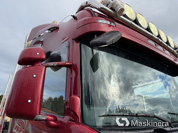 Timmerbil med kran Scania R730 17 of 27