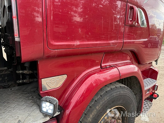 Timmerbil med kran Scania R730 25 of 27