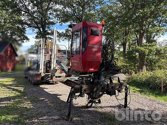 Timmerrede med kran  HIAB LogLift, Rukki & Exte 2 of 6