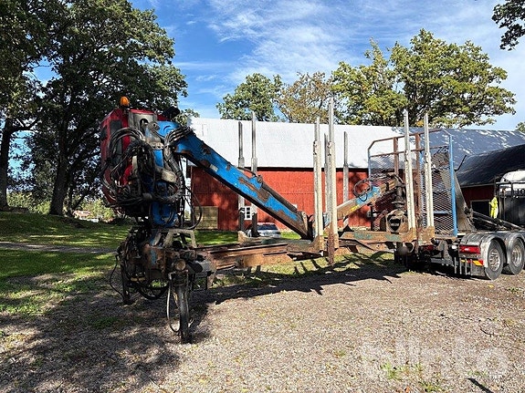 Timmerrede med kran  HIAB LogLift, Rukki & Exte 4 of 6