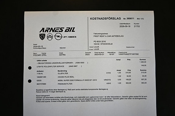 Opel Astra 23 of 25