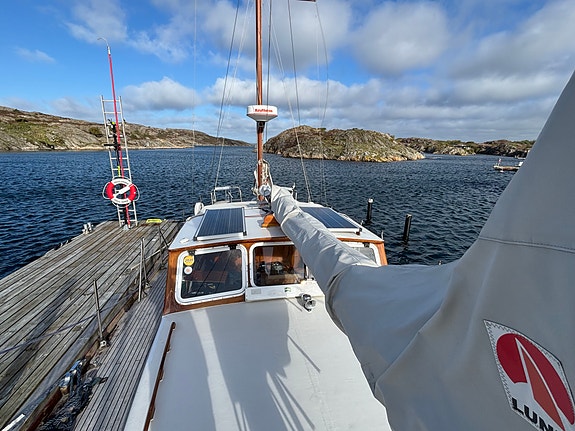 Motorseglare Ketch designad av Arthur C Robb, långseglare/bobåt/kustkryssare 16 of 25