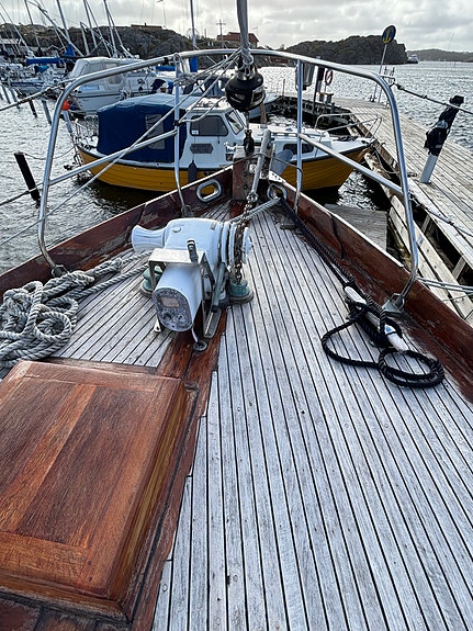 Motorseglare Ketch designad av Arthur C Robb, långseglare/bobåt/kustkryssare 6 of 25