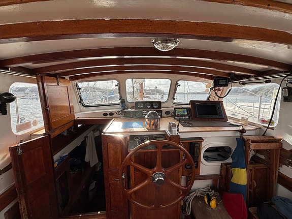 Motorseglare Ketch designad av Arthur C Robb, långseglare/bobåt/kustkryssare 5 of 25
