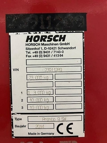 Horsch Pronto 15 of 15
