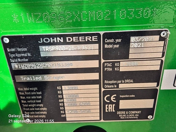 John Deere R 962 i PowrSpray 36 m 23 of 24