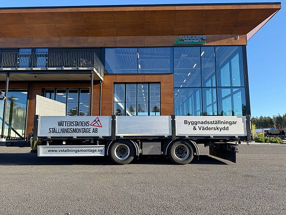 Fliegl - 2-axlad 20t flakkärra 2 of 8