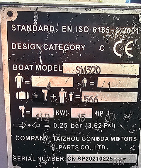Gummibåt Lyfco 320 cm - Aluminiumdurk 4 of 7