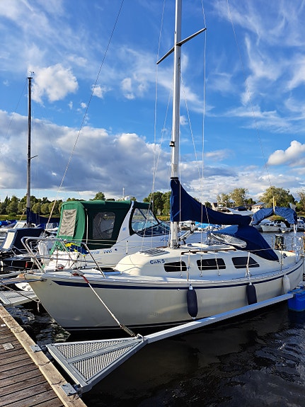 Segelbåt Clipper 29 från 1981. Moderniserad med mycket nytt under de sista åren. 16 of 17