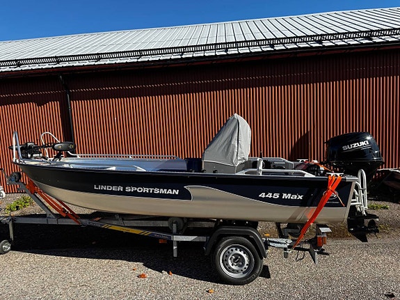 HÖSTFYND! Linder 445 MAX, 30hk Suzuki + 80-trailer -24 2 of 6