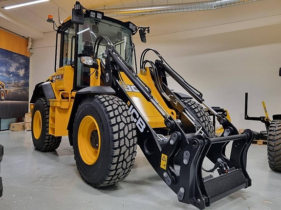 JCB 413s Brutal Snöröjningsmaskin!!