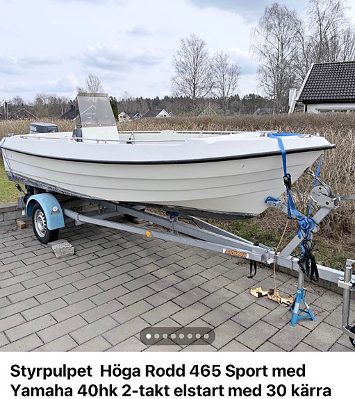 Höga Rodd Sport 465 inkl Yamaha & Båttrailer 2 of 2