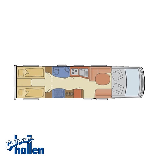 Dethleffs Premium Liner (Elverk/E&P hydrauliskastödben/Skinn/Lithium/AC/Solpanel/m 14 of 14