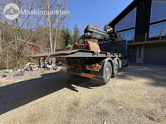SCANIA P400LB6X2*4HNA Kranväxlare med flak och skopa 3 of 27