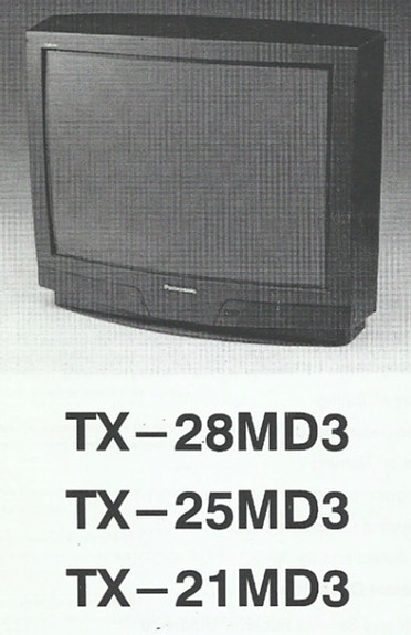 Panasonic TX-25MD3 tjock-TV med SCART Jönköping  (ingen fjärrkontroll)