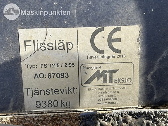 Eksjövagnen Flissläp 5-axligt 13 of 27