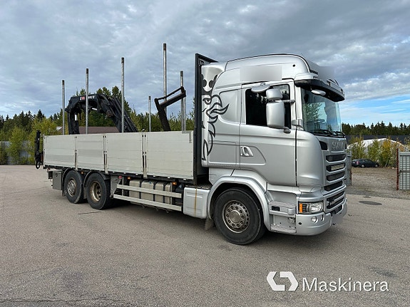 Kranbil / Brädgårdsbil Scania R490 8 of 27