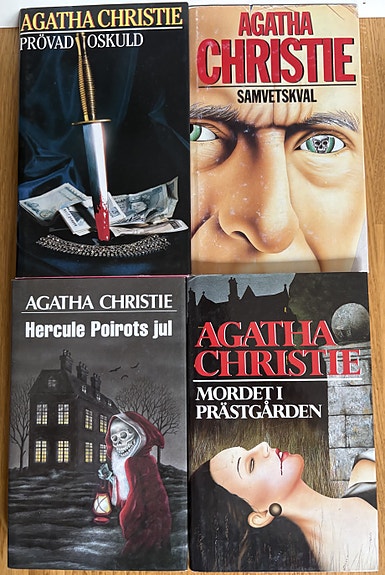 Agatha Christie deckare bokpaket 4 böcker