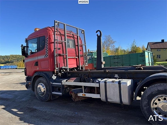 SCANIA 124 Lastväxlare Plogutrustad (160,000:- ex moms) 12 of 24