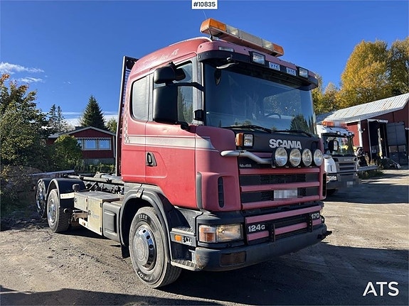 SCANIA 124 Lastväxlare Plogutrustad (160,000:- ex moms) 8 of 24