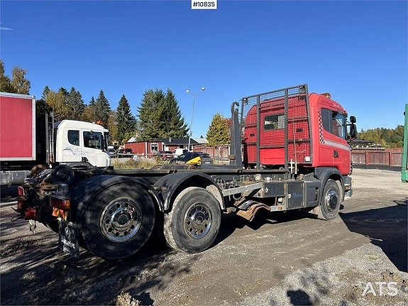 SCANIA 124 Lastväxlare Plogutrustad (160,000:- ex moms) 9 of 24