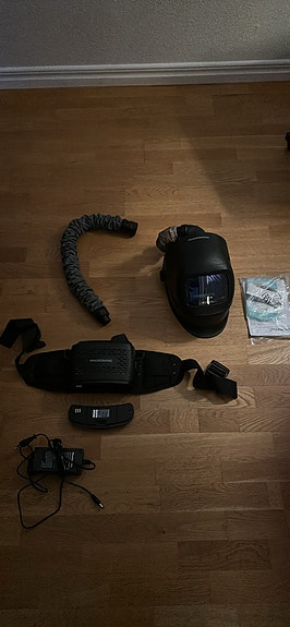 Migatronic Operator PAPR Friskluftshjälm komplett svetsutrustning