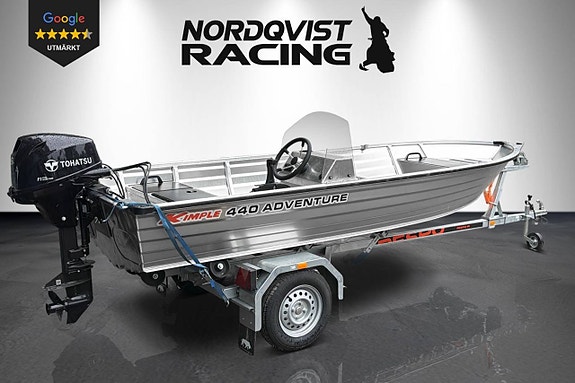 Kimple 440 Adventure SP Tohatsu 15HP Respo-vagn KÖP ONLINE! 2 of 10