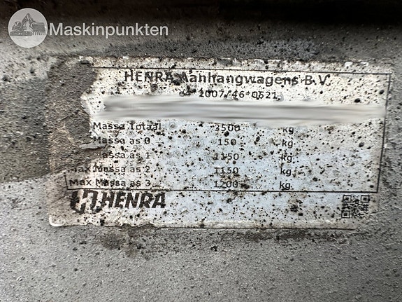 Henra PL35 3-axlad släpvagn 9 of 27