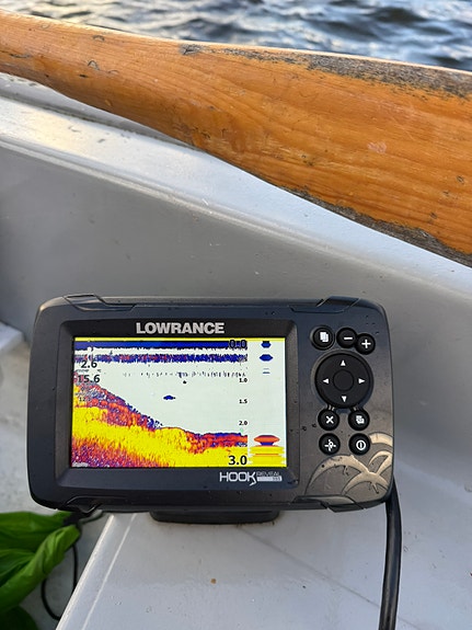 Jolle 4,5 m med Parsun 6 hk + Lowrance ekolod 10 of 18