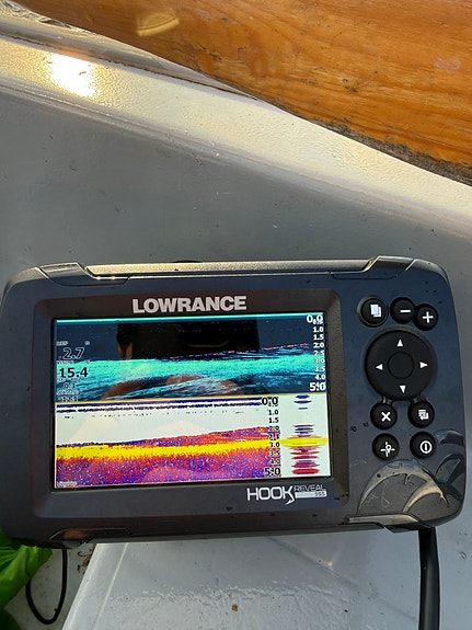 Jolle 4,5 m med Parsun 6 hk + Lowrance ekolod 11 of 18