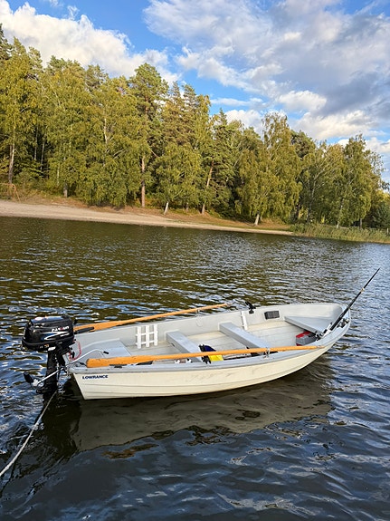 Jolle 4,5 m med Parsun 6 hk + Lowrance ekolod 5 of 18