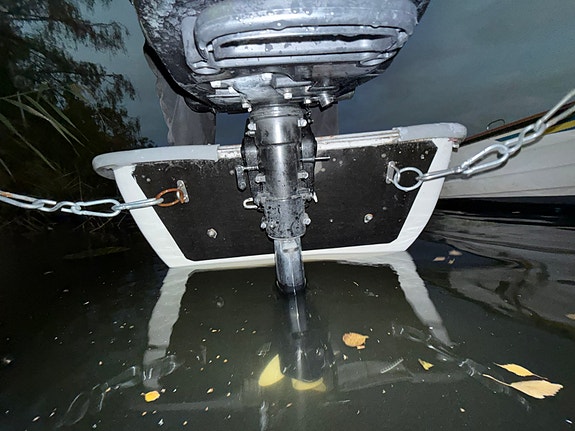 Jolle 4,5 m med Parsun 6 hk + Lowrance ekolod 13 of 18
