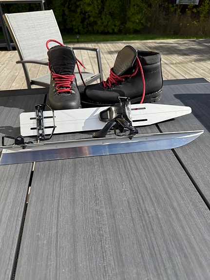 Långfärdsskridskor med Garmont pjäxor stl 39,5
