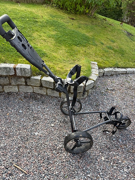 Big Max golfvagn svart