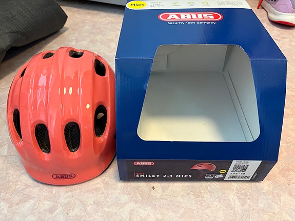 Abus Smiley 2.1 MIPS cykelhjälm rosa barn